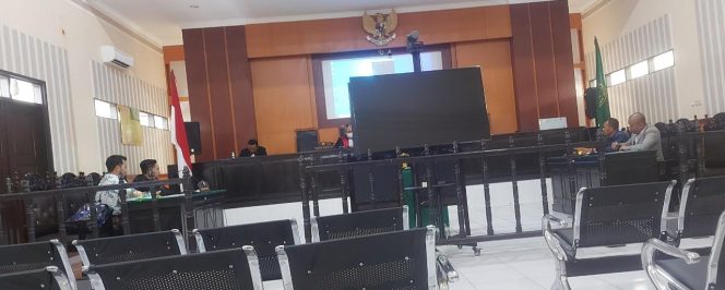 
 Suasana sidang kasun pemalsuan dokumen PT Mandala Jayakarta di PN Kendari. Foto: Istimewa 