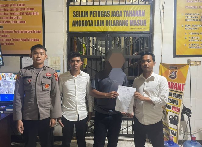 
 J tersangka penambangan batu gamping ilegal di Konawe Utara. Foto: Istimewa 