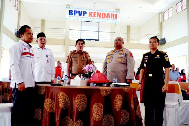 
 Pembukaan pelatihan berbasis kompetensi non boarding tahap I di BPVP Kendari. Foto: Istimewa 