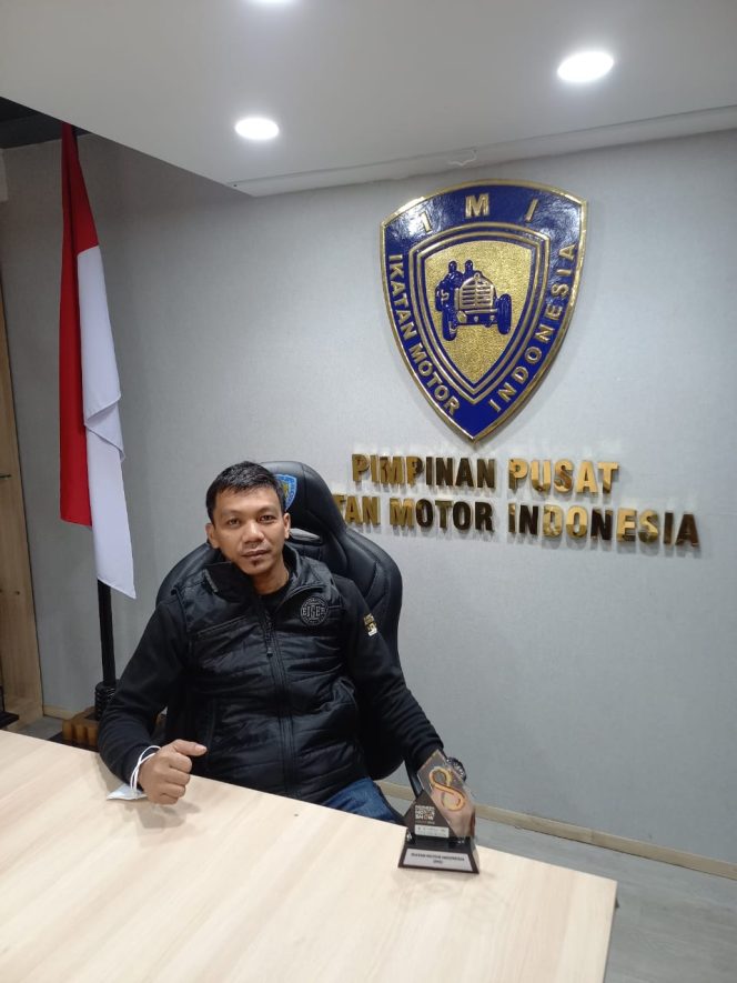 
 Ali Riski Ketua panitia pelaksana kegiatan IMI Award 2023.Foto:Ist
