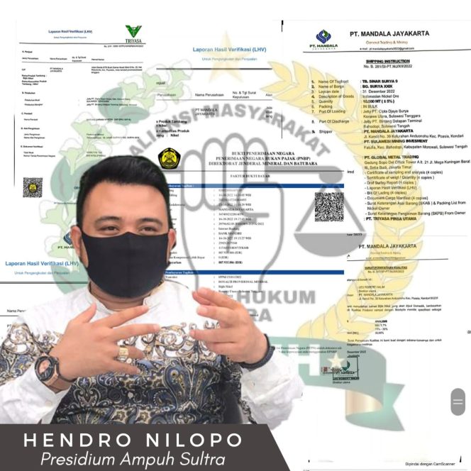 
 PT Mandala Jayakarta dan Dua Surveyor Dilaporkan ke Dirjen Minerba dan KLHK RI