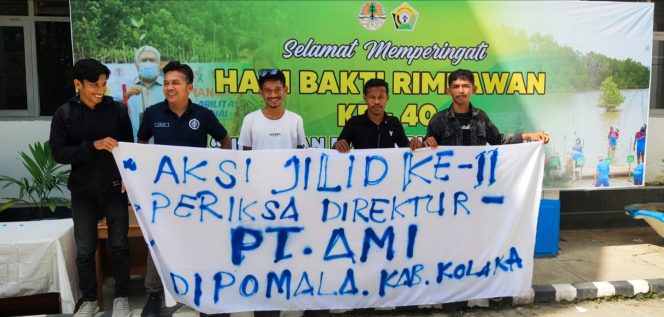 
 DPD LPAKN RI Sultra saat berkunjung ke Dinas Kehutanan Sulawesi Tenggara. Foto: Istimewa
