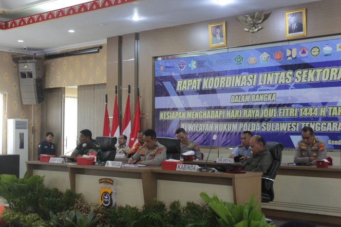 
 Rapat Koordinasi lintas sektoral bersama jajaran Forkopimda persiapan arus mudik lebaran tahun 2023. Foto: Istimewa 