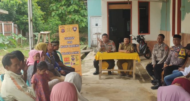 
 Kegiatan Quick  Wins Presisi oleh Polsek Lainea di Desa Ambesea Kecamatan Laeya Kabupaten Konawe selatan. Foto: Istimewa 