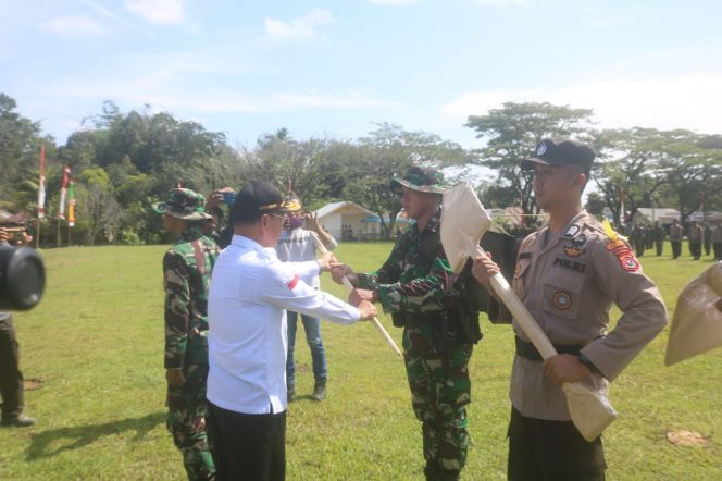 
 Pembukaan kegiatan TMMD di Konawe Selatan. Foto: Istimewa 