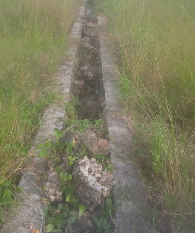  
Hasil pekerjaan proyek P3A di Desa Labulu-bulu Kabupaten Muna. Foto: Tim PENAFAKTUAL.COM