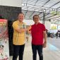 Pj Kolut Parinringi bersama Wakil Ketua Kadin Sultra Bidang Pasar Modal, Sastra Alamsyah. Foto :Tim
