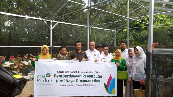 
 PLN UPDK Kendari menyalurkan CSR kepada Kelompok Tani di Konsel. Foto: Istimewa 