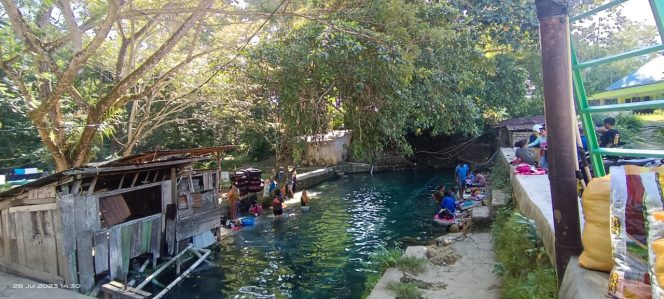 
 Mata Air Laende, Kelurahan Laende, Kecamatan Katobu. Foto: Nursan