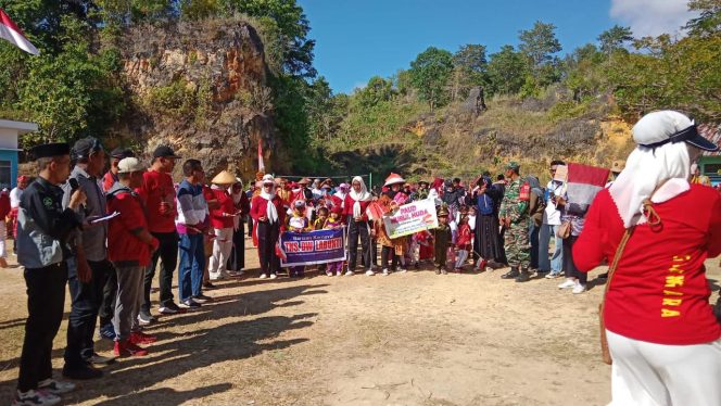 
 Carnaval pawai budaya yang digelar Pemerintah Desa Labunti Kecamatan Lasalepa Kabupaten Muna. Foto: Istimewa 