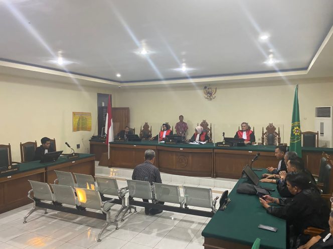 
 Sidang putusan dalam perkara dugaan tindak pidana suap PT Midi Utama Indonesia. Foto: Istimewa