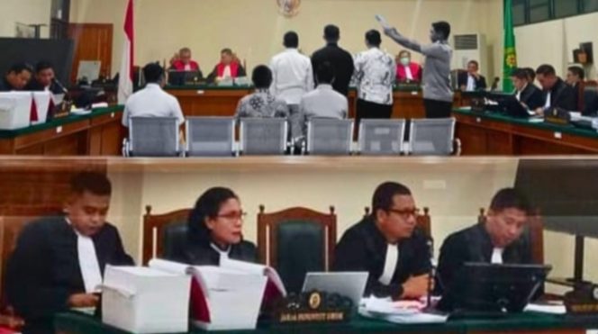 
 PN Tipikor Kendari kembali menggelar sidang terkait kasus korupsi PT Antam Blok Mandiodo. Foto: Istimewa
