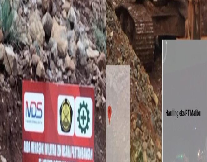 
 Dugaan aktivitas illegal mining di Blok Morombo Kabupaten Konawe Utara. Foto: Istimewa