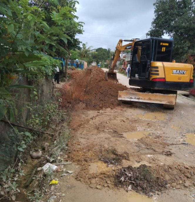 
 Perbaikan Jalan Jambu Kelurahan Anggoeya Kecamatan Poasia Kota Kendari. Foto: Istimewa 