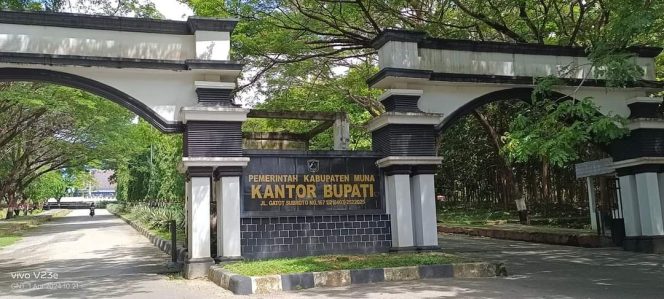 
 Kantor Bupati Muna. Foto: Penafaktual.com