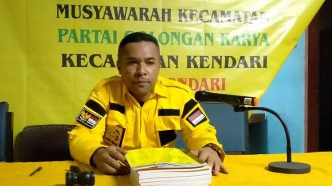 
 Wakil Ketua Bidang Komunikasi dan Informatika DPD II Golkar Kendari, LM Rajab Jinik. Foto: Istimewa 