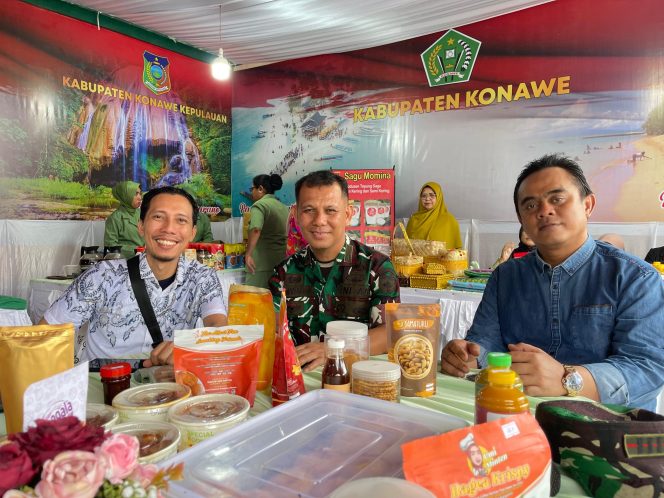 
 Produk khas Wawonii dipameran UMKM Sulawesi Tenggara dan Pasar Murah di Markas Komando Resor Militer (Makorem) 143/Halu Oleo. Foto: Istimewa