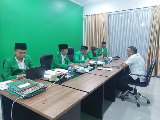 
 Aksan Jaya Putra menghadiri Uji Kelayakan dan Kepatutan (UKK) Partai Persatuan dan Pembangunan. Foto: Istimewa