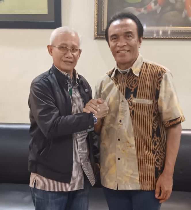 
 Lukman Abunawas dan La Ode Ida bertemu di salah satu restoran di Jakarta. Foto: Istimewa 