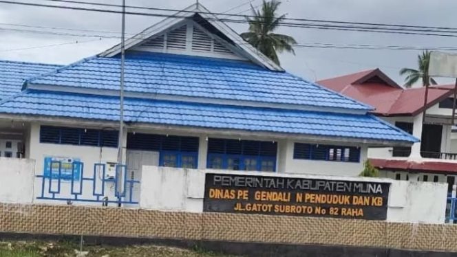 
 Kantor Dinas Pengendalian Penduduk dan Keluarga Berencana (DPP-KB) Kabupaten Muna. Foto: Penafaktual.com