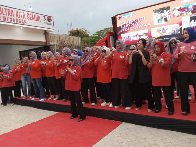 
 Srikandi Pemenangan Andalan (SPA) Lukman Abunawas dan La Ode Ida. Foto: Istimewa  