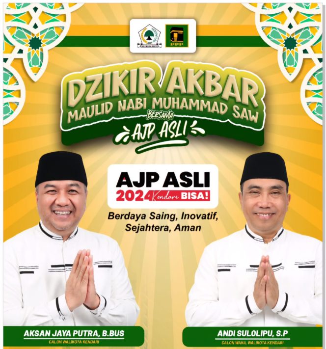 
 Peringati Maulid Nabi, AJP-ASLI Gelar Dzikir Akbar dengan Menghadirkan Ustadz Solmed