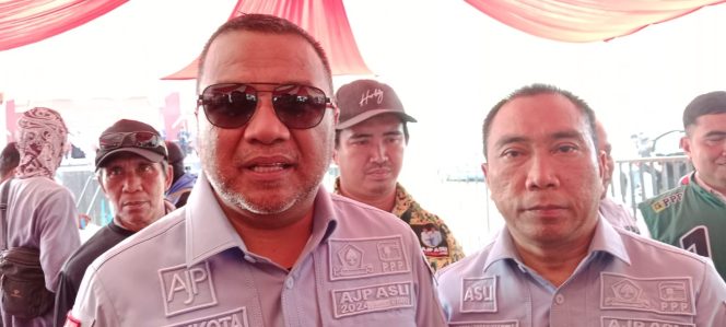 
 Pasangan Calon Wali Kota dan Wakil Wali Kota Kendari Aksan Jaya Putra-Andi Sulolipu. Foto: Penafaktual.com