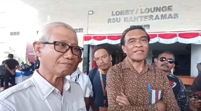 
 Lukman Abunawas dan Laode Ida usai mengikuti tes psikologi. Foto: Istimewa