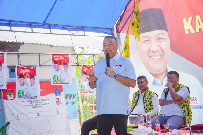 
 Kampaye di Anggalomelai, AJP-ASLI Janji Benahi Infrastruktur Kendari