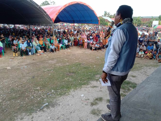 
 ASR-Hugua menggelar kampanye terbatas di Kecamatan Betoambari Kota Baubau. Foto: Penafaktual.com