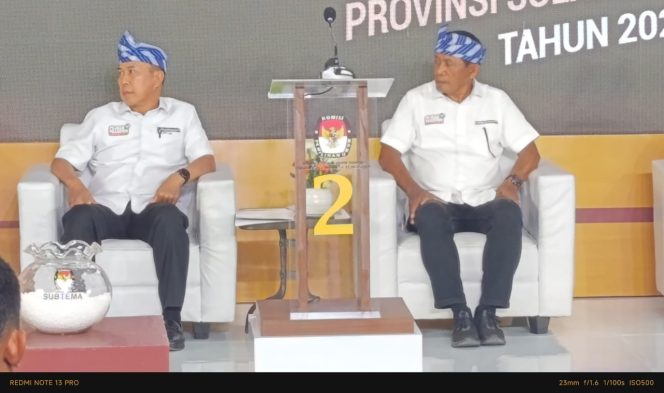 
 Pasangan Calon Gubernur dan Wakil Gubernur Sultra nomor urut 2, Andi Sumangerukka dan Hugua. Foto: Penafaktual.com