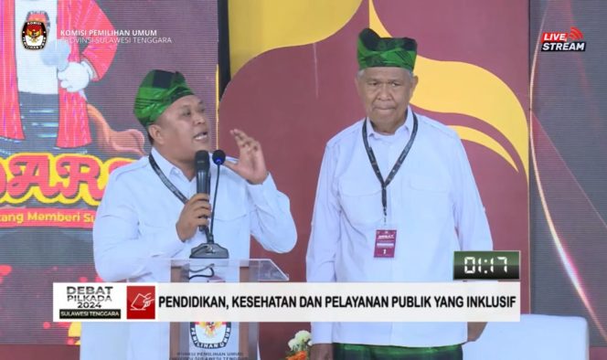 
 Pasangan calon Gubernur Sulawesi Tenggara nomor urut 1, Ruksamin-Sjafei Kahar. Foto: Istimewa