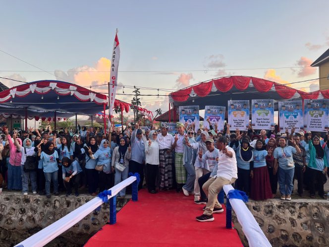 
 ASR-Hugua melaksanakan kampanye hari ketiga di Kabupaten Wakatobi pada Rabu, 13 November 2024. Foto: Istimewa