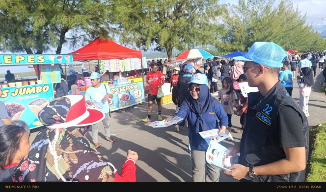 
 Gerakan Elemen Muda Pendukung ASR Perkenalkan Visi Misi ASR-Hugua di Pantai Mandra Kolaka