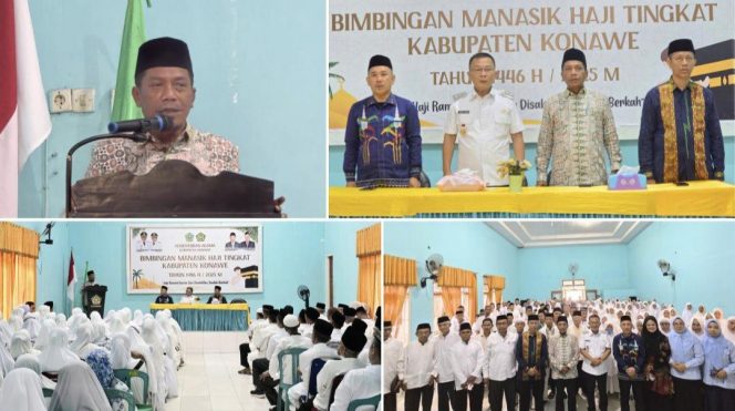 
 Kakanwil Kemenag Sultra Buka Bimbingan Manasik Haji di Konawe