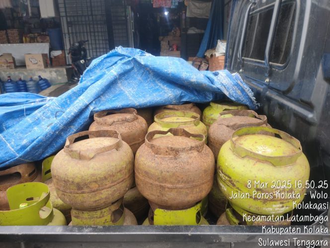 
 Deninteldam XIV/Hsn Gagalkan Penyelundupan Ratusan Tabung Gas LPG di Kolaka