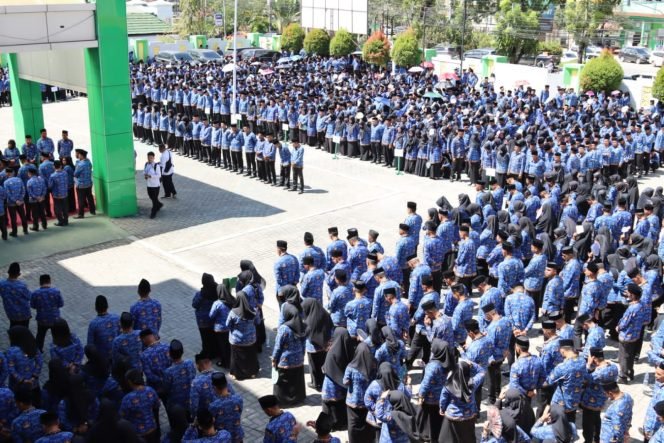 
 Pelantikan dan pengambilan sumpah/janji 1.909 ASN Pegawai Pemerintah Dengan Perjanjian Kerja (PPPK) Lingkup Kemenag Sultra Tahap I Formasi 2024. Foto: Istimewa