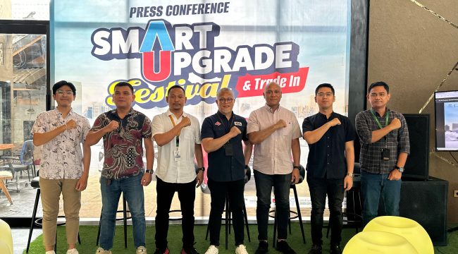 Press conference program Smart Upgrade yang digelar di The Harbour Café Kendari, Rabu, 14 Mei 2025. Foto: Istimewa