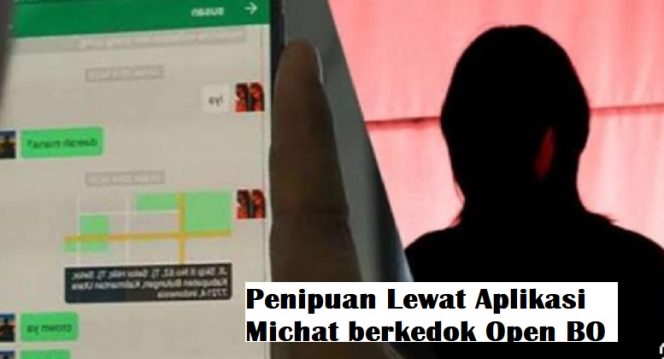  
Ilustrasi penipuan berkedok open BO michat. Sumber: rakyatbengkulu.disway.id  