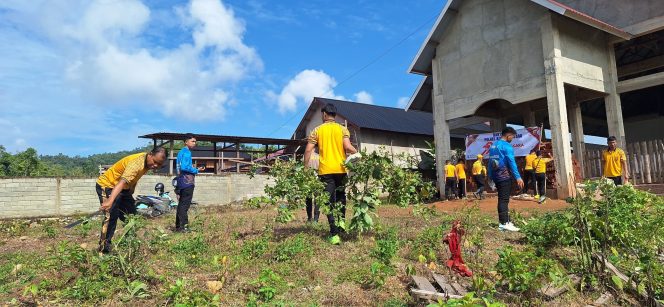 
 Polres Konawe Utara kembali menggelar kegiatan Bhakti Religi di Gereja Oikumene Konasara Wanggudu. Foto: Istimewa