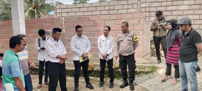 
 BPN dan Pemkot Kendari turun tangan dalam persoalan selisih paham mengenaii jalan umum Warga Alolama. Foto: Istimewa