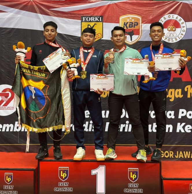 
 Sosok Bripda Sudarman Karateka Polres Konawe Utara Raih Medali Perunggu di Piala Kapolri 2025