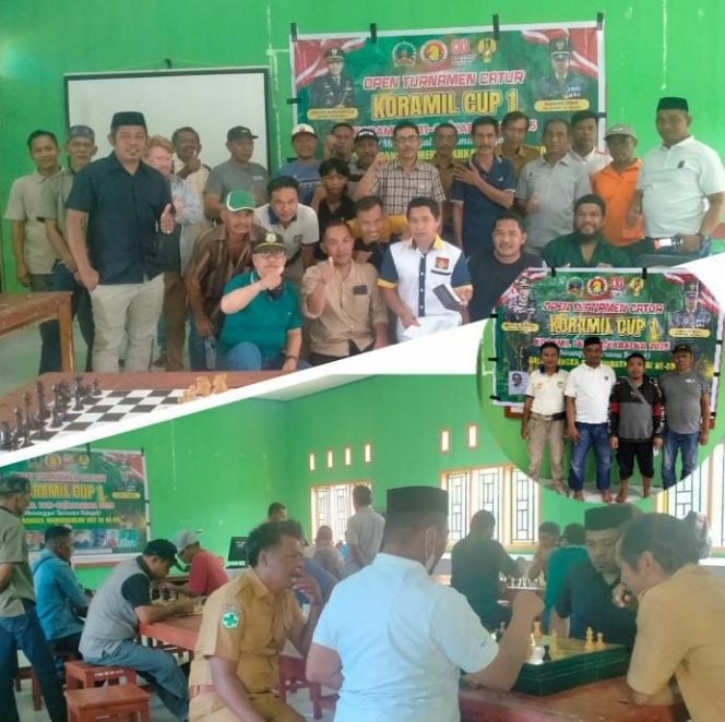 
 Koramil 1431-02/Kabaena menggelar turnamen catur meriahkan HUT RI ke-80 di SMAN 05 Bombana. Foto: Istimewa
