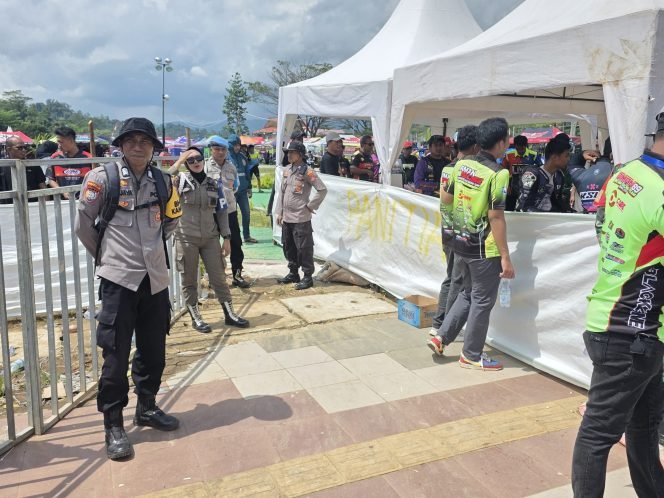 
 Ratusan Personel Gabungan, Amankan Turnamen, Road Race Bupati Cup I di Konawe Utara,  Kabagops Polres Konawe Utara, AKP La Ajima Paimo, headline,  