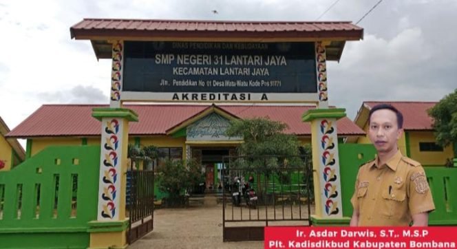 
 Tiga Bulan Menjabat, PLT Kadisdikbud Bombana Berhasil Benahi Infrastruktur Pendidikan