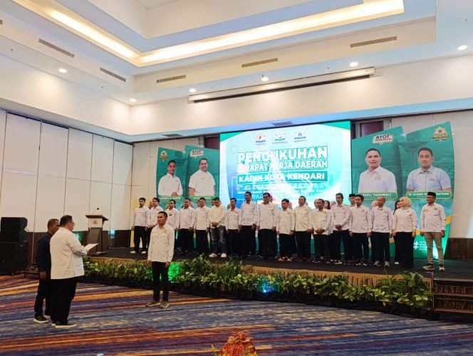 Pengukuhan Pengurus Kadin Kota Kendari Periode 2024-2029. Foto: Istimewa