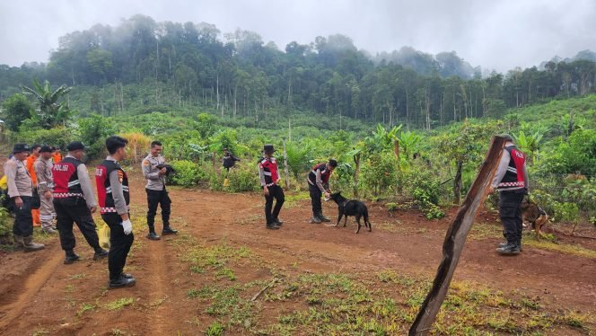 
 Pencarian terhadap Yohanes Pemandi, warga Desa Uedago, Kecamatan Bungku Barat. Foto: Istimewa