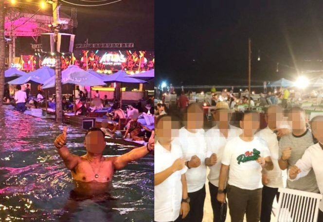 Sejumlah pejabat Pemkot Kendari terpantau sedang liburan ke Bali. Foto: Istimewa