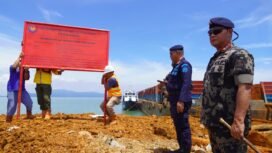 Penghentian sementara aktivitas pemanfaatan ruang laut yang tidak sesuai ketentuan di tiga lokasi di wilayah Provinsi Sulawesi Tenggara. Foto: Istimewa