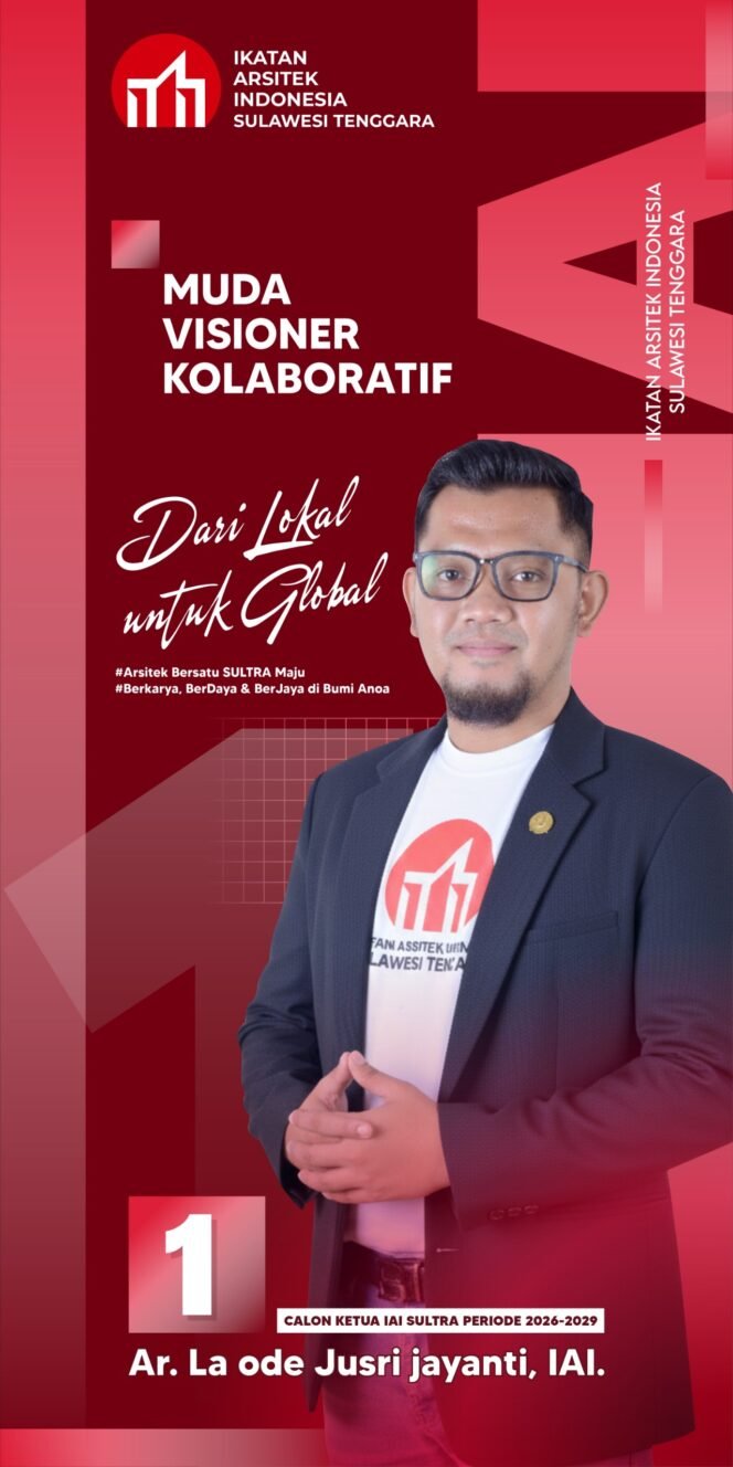 
 Calon Ketua IAI Sultra: La Ode Jusri Jayanti Usung Program Penguatan Profesi dan STRA